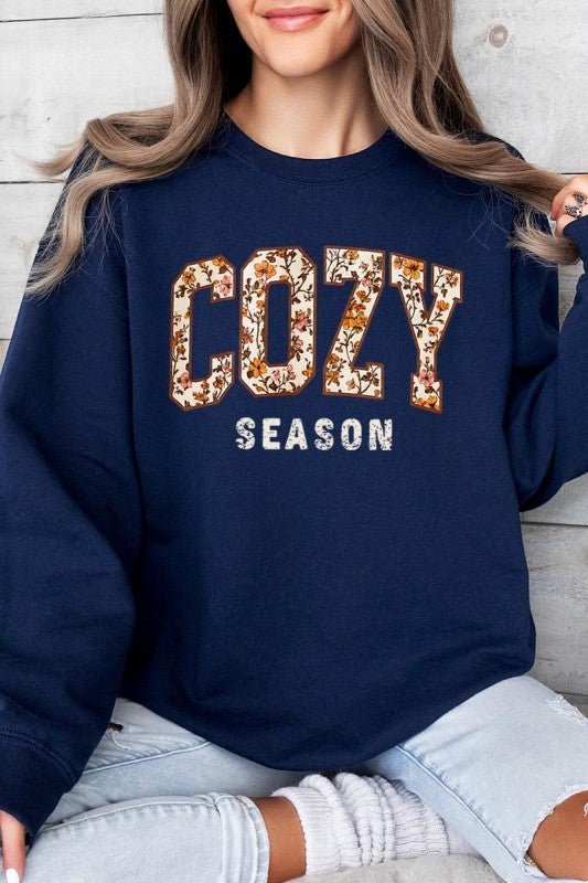 Cozy Season Graphic Sweatshirt - Bitsy Gypsy Boutique