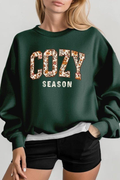 Cozy Season Graphic Sweatshirt - Bitsy Gypsy Boutique