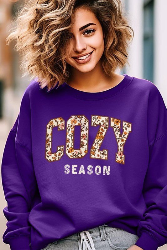 Cozy Season Graphic Sweatshirt - Bitsy Gypsy Boutique