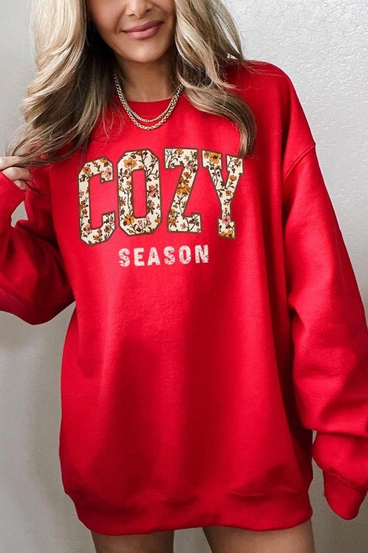 Cozy Season Graphic Sweatshirt - Bitsy Gypsy Boutique