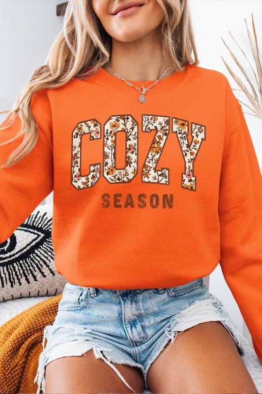 Cozy Season Graphic Sweatshirt - Bitsy Gypsy Boutique
