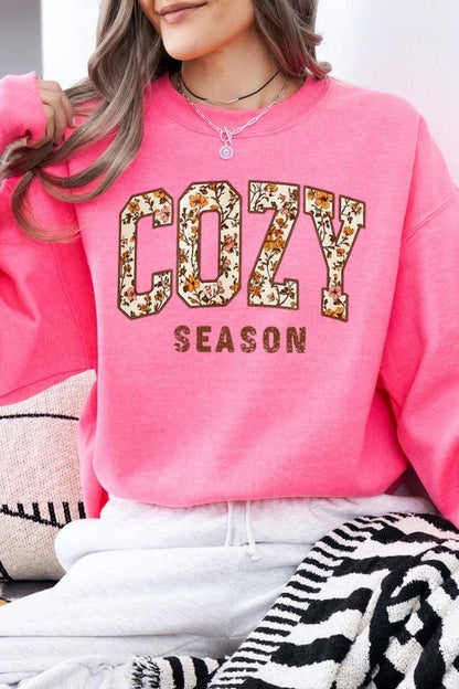 Cozy Season Graphic Sweatshirt - Bitsy Gypsy Boutique