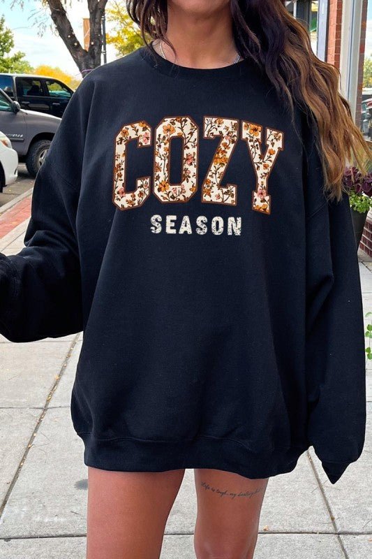 Cozy Season Graphic Sweatshirt - Bitsy Gypsy Boutique