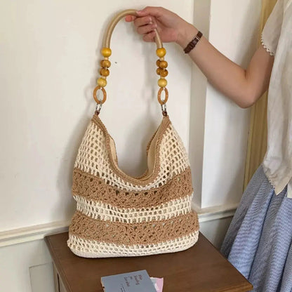 Crochet Knit Shoulder Bag - Bitsy Gypsy Boutique