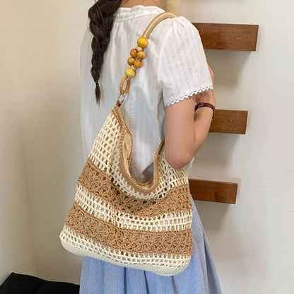 Crochet Knit Shoulder Bag - Bitsy Gypsy Boutique