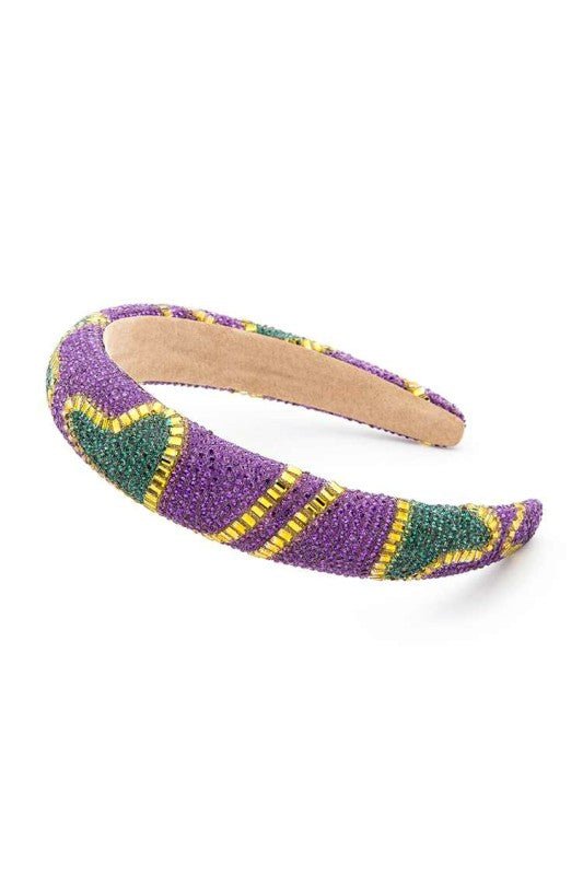 Crystal Mardi Gras Headband - Bitsy Gypsy Boutique