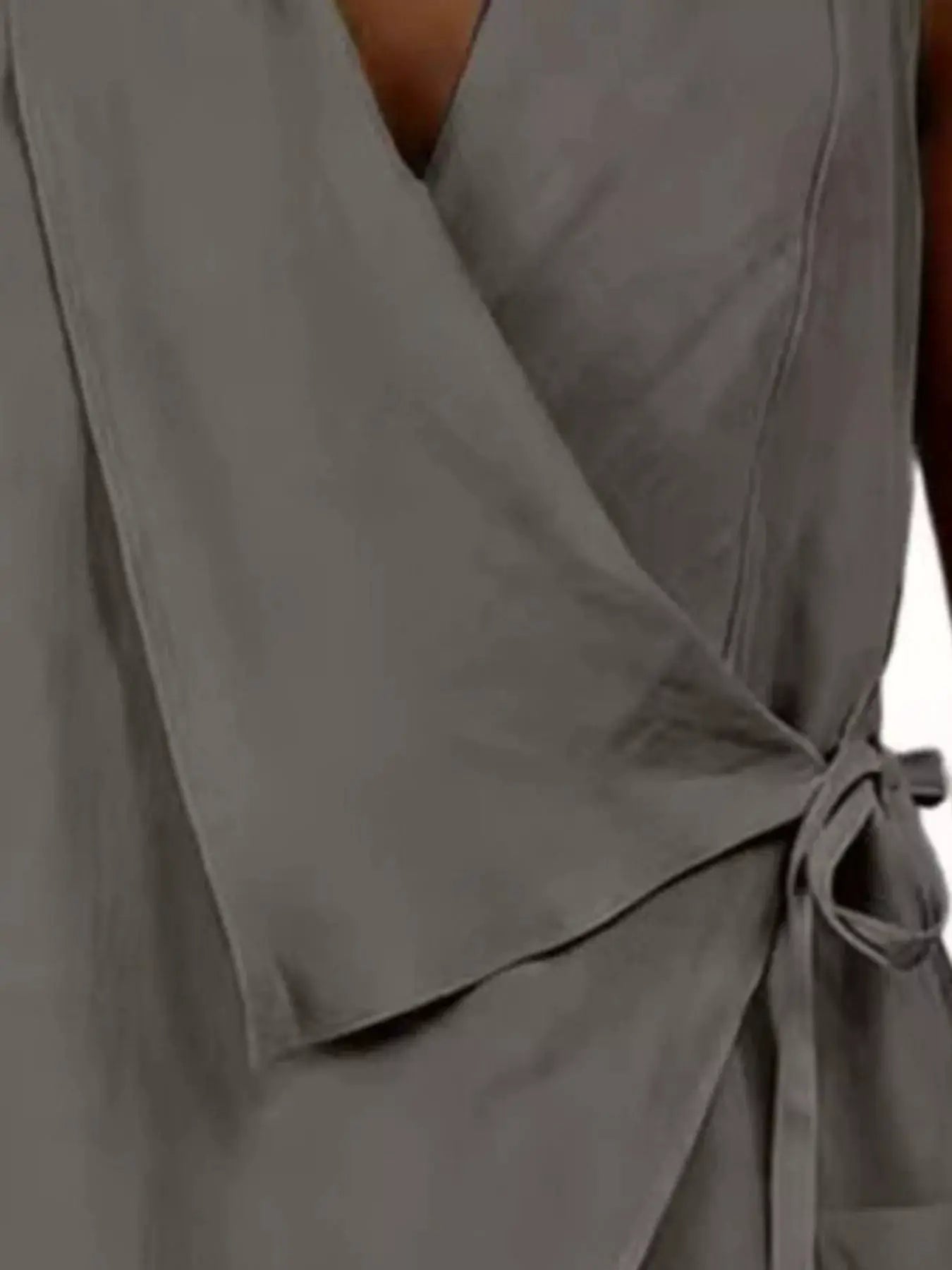 Tie Detail Sleeveless Top by Trendsi