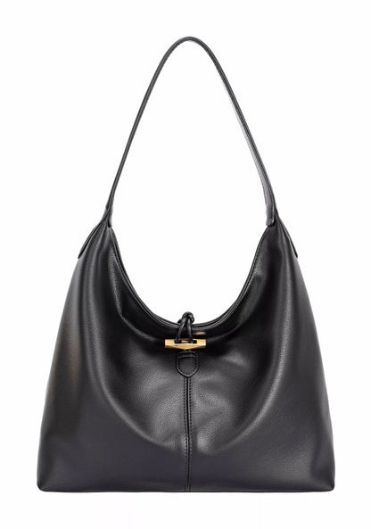 David Jones Classic Leather Shoulder Bag - Bitsy Gypsy Boutique
