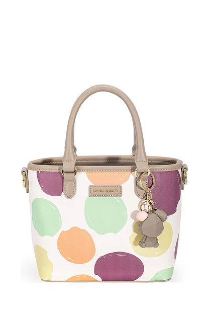 David Jones Colorful Polka Dot Handbag - Bitsy Gypsy Boutique