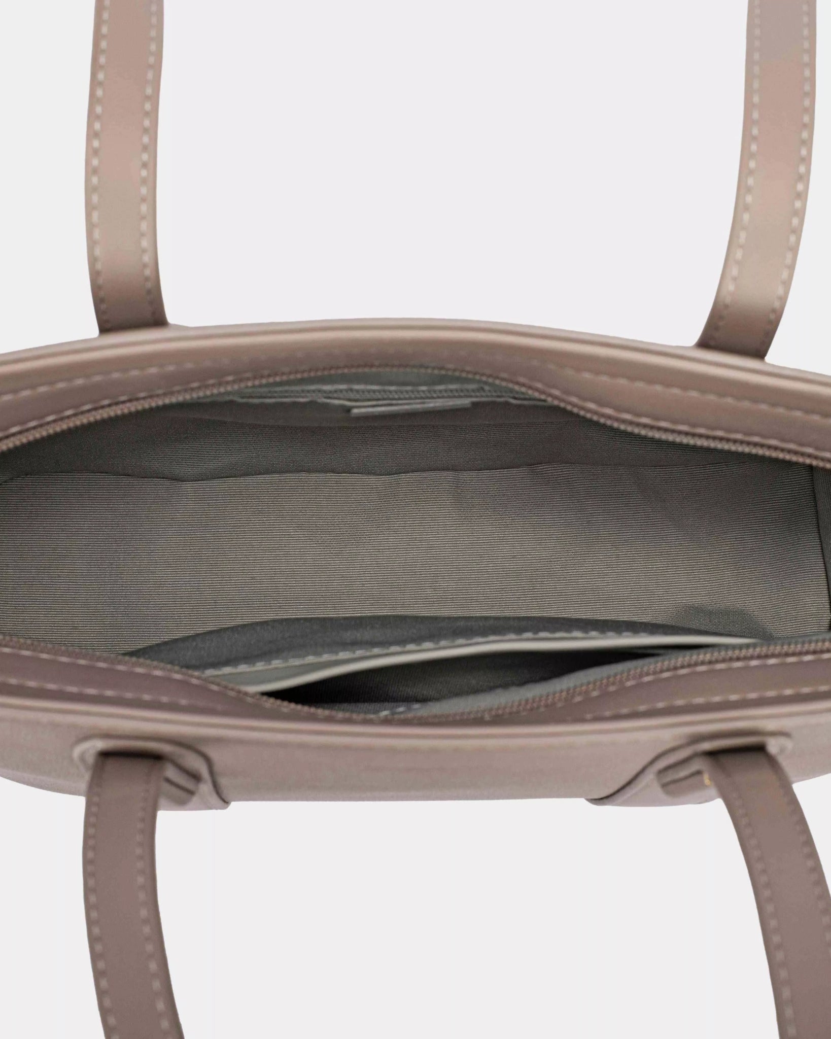 David Jones Leather Tote Bag with Gold Hardware - Bitsy Gypsy Boutique