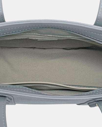 David Jones Leather Tote Bag with Gold Hardware - Bitsy Gypsy Boutique