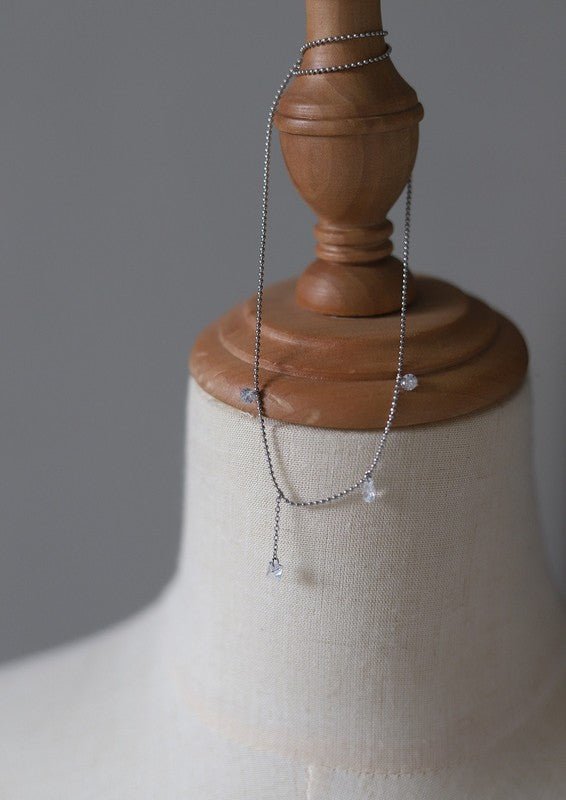 Delicate Droplet Necklace - Bitsy Gypsy Boutique