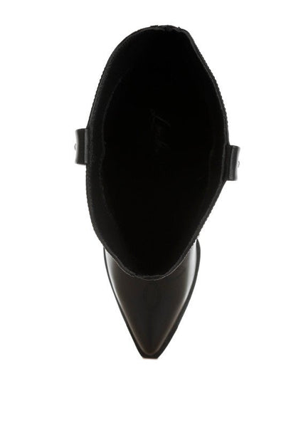 Dockery Studs Embellished Cowboy Boots - Bitsy Gypsy Boutique