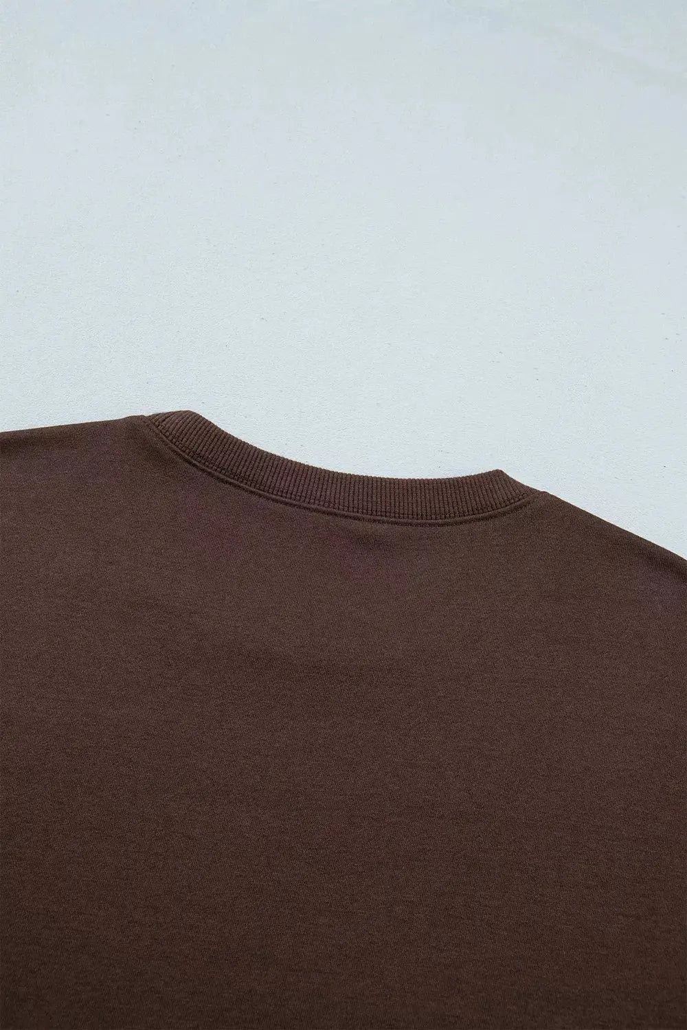 Plaid 'PRAY' Crew Neck Sweatshirt by Trendsi