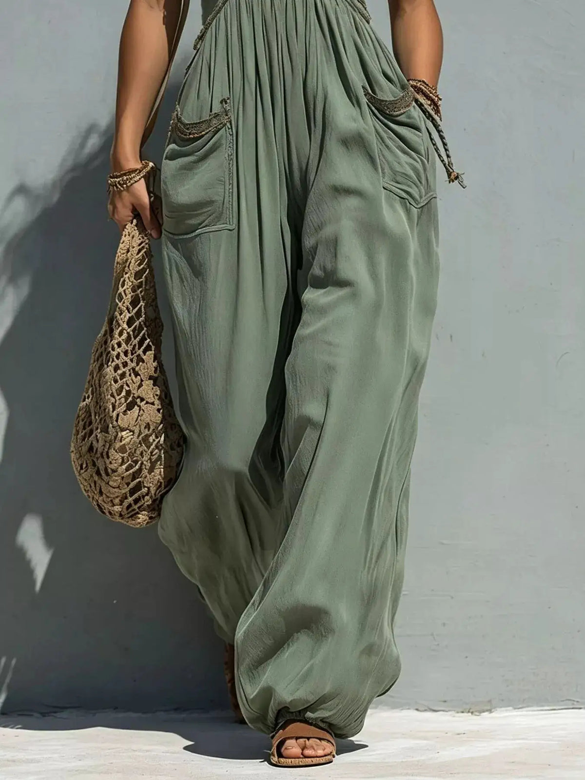 Lace Detail Wide-Leg Jumpsuit by Trendsi