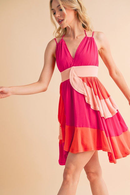 Faith Colorblock Dress - Bitsy Gypsy Boutique