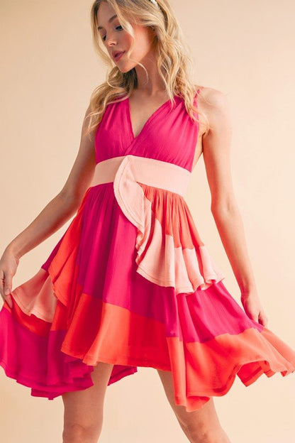 Faith Colorblock Dress - Bitsy Gypsy Boutique