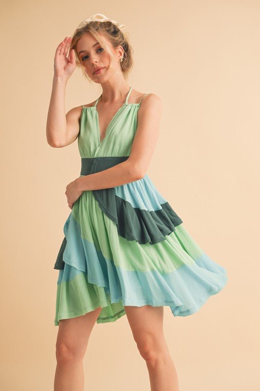 Faith Colorblock Dress - Bitsy Gypsy Boutique