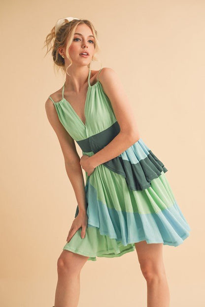 Faith Colorblock Dress - Bitsy Gypsy Boutique