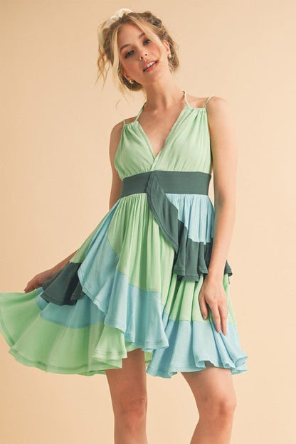 Faith Colorblock Dress - Bitsy Gypsy Boutique