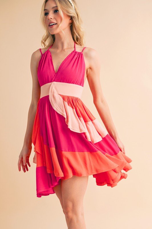 Faith Colorblock Dress - Bitsy Gypsy Boutique