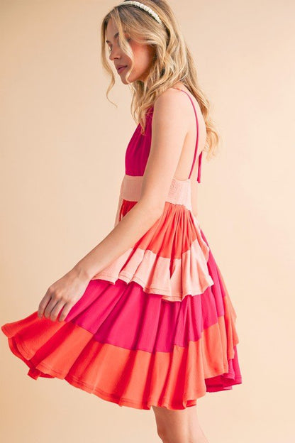 Faith Colorblock Dress - Bitsy Gypsy Boutique