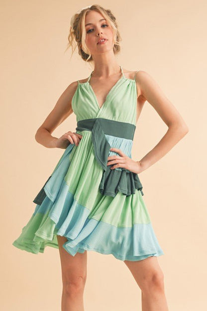 Faith Colorblock Dress - Bitsy Gypsy Boutique