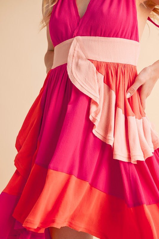 Faith Colorblock Dress - Bitsy Gypsy Boutique