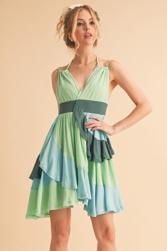 Faith Colorblock Dress - Bitsy Gypsy Boutique