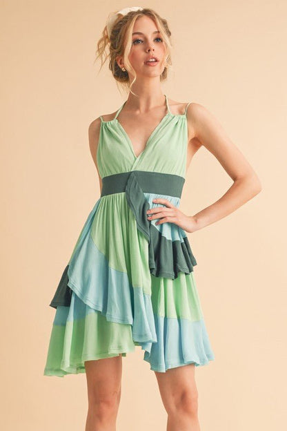 Faith Colorblock Dress - Bitsy Gypsy Boutique