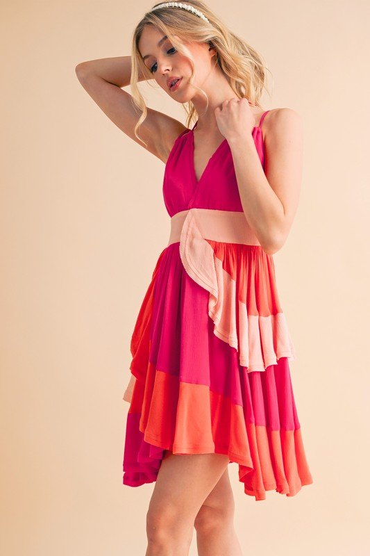 Faith Colorblock Dress - Bitsy Gypsy Boutique