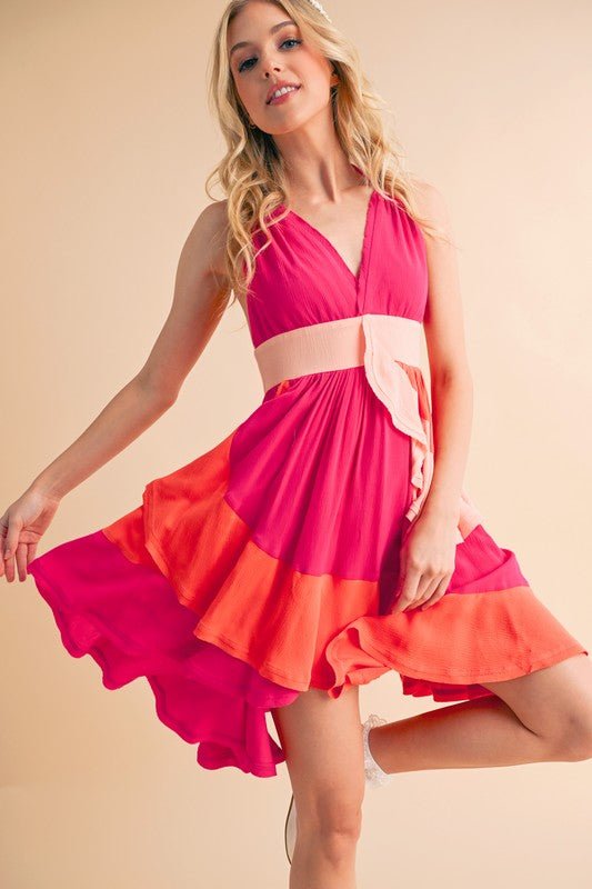 Faith Colorblock Dress - Bitsy Gypsy Boutique