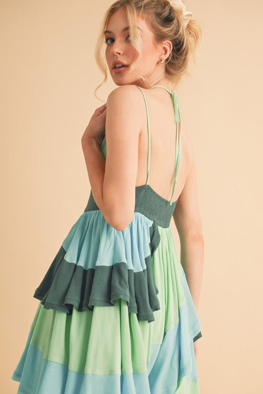 Faith Colorblock Dress - Bitsy Gypsy Boutique