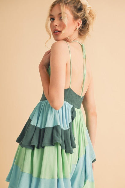 Faith Colorblock Dress - Bitsy Gypsy Boutique