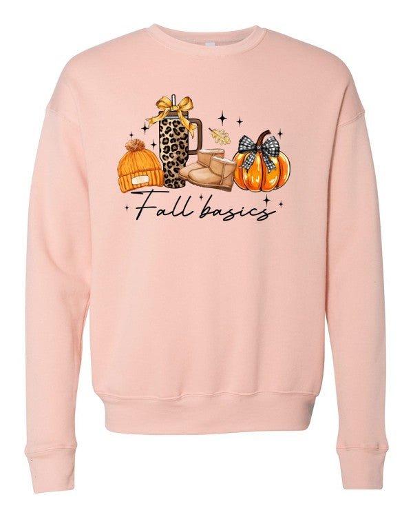Fall Basics Graphic Sweatshirt - Bitsy Gypsy Boutique