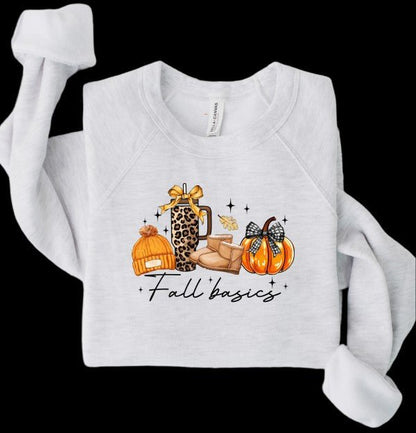 Fall Basics Graphic Sweatshirt - Bitsy Gypsy Boutique