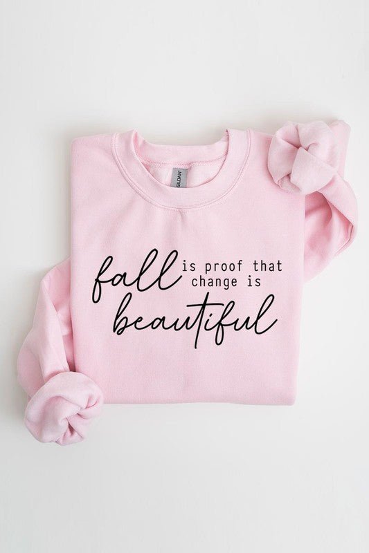 Fall Is Proof That Graphic Fleece Sweatshirts - Bitsy Gypsy Boutique