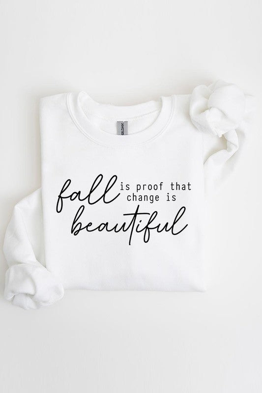 Fall Is Proof That Graphic Fleece Sweatshirts - Bitsy Gypsy Boutique