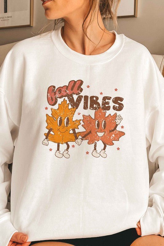 FALL VIBES GRAPHIC SWEATSHIRT - Bitsy Gypsy Boutique