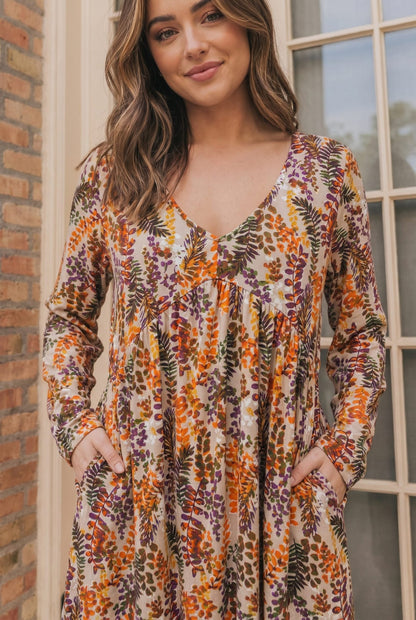 Falling For You Floral Mini Dress - Bitsy Gypsy Boutique