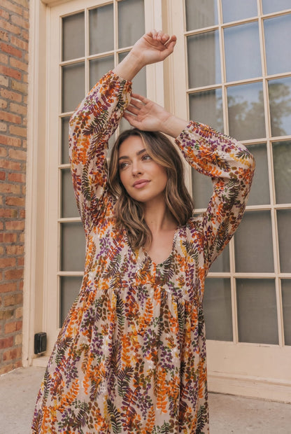 Falling For You Floral Mini Dress - Bitsy Gypsy Boutique