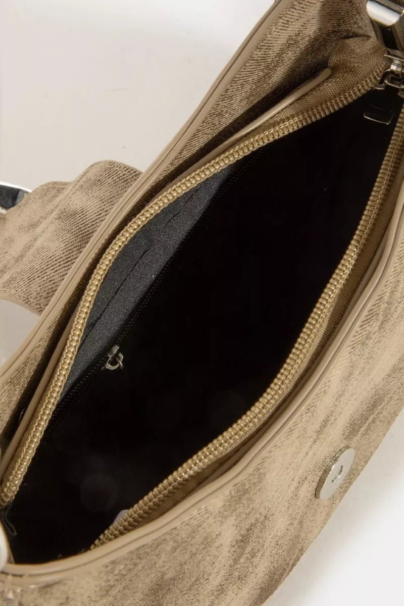 Fame Buckle Detail Hobo Shoulder Bag - Bitsy Gypsy Boutique