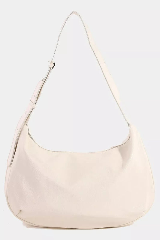 Fame Faux Leather Hobo Crescent Shoulder Bag - Bitsy Gypsy Boutique