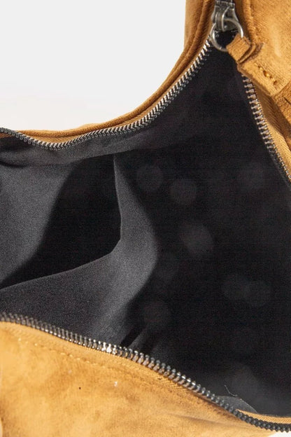 Fame Half Moon Fringe Buckle Strap Hobo Bag - Bitsy Gypsy Boutique