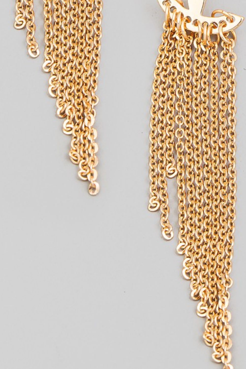 Fame Mini Chain Dangle Fringe Earrings - Bitsy Gypsy Boutique