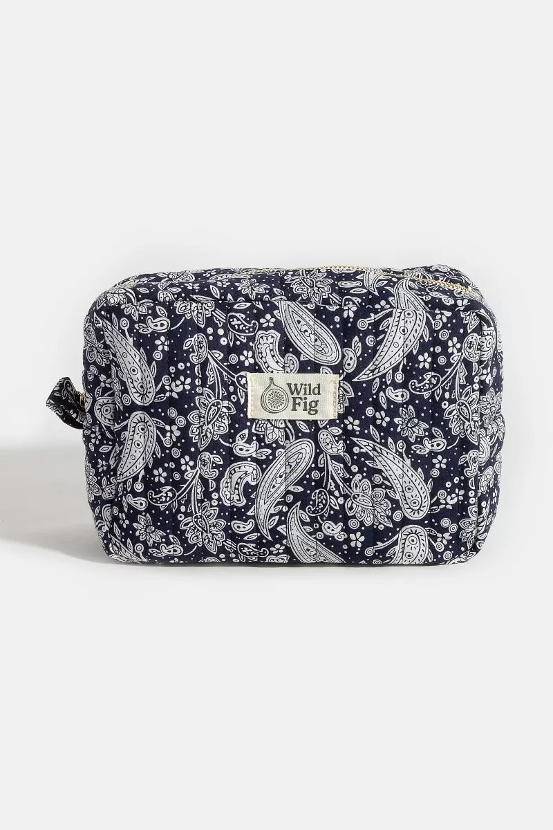 Fame Paisley Pattern Cosmetic Bag - Bitsy Gypsy Boutique