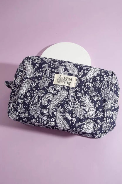 Fame Paisley Pattern Cosmetic Bag - Bitsy Gypsy Boutique
