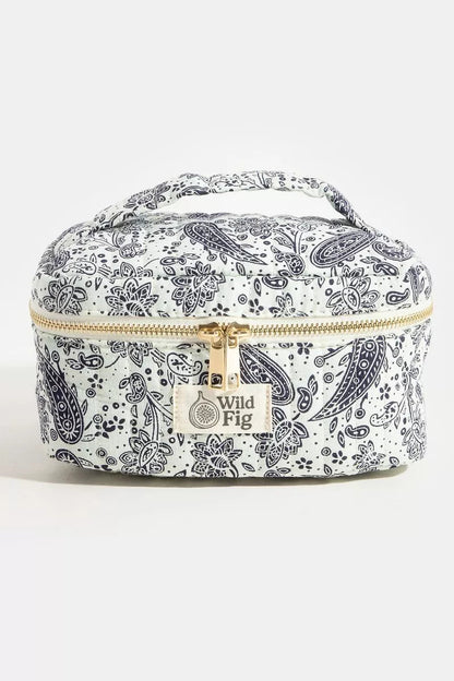 Fame Paisley Pattern Makeup Case Cosmetic Bag - Bitsy Gypsy Boutique