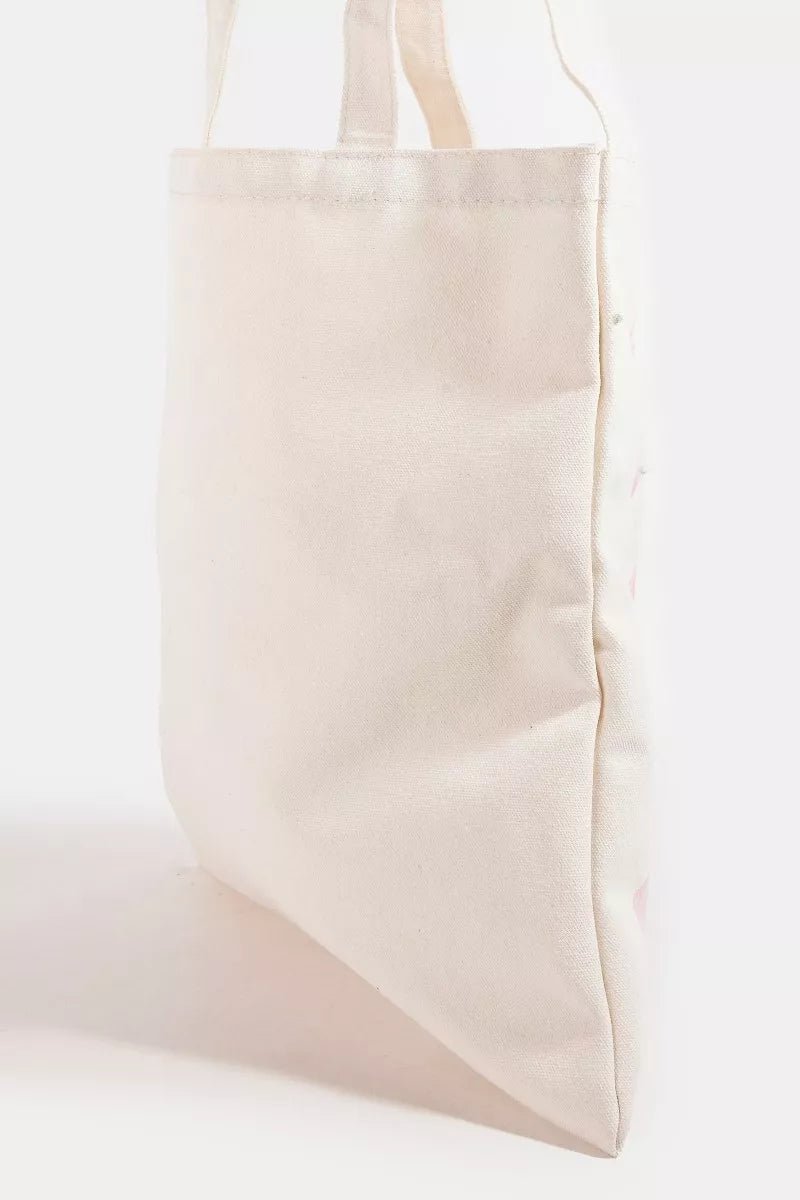Fame Pink Ribbon Bow Tote Bag - Bitsy Gypsy Boutique