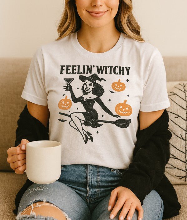 Feelin' Witchy Graphic Tee - Bitsy Gypsy Boutique